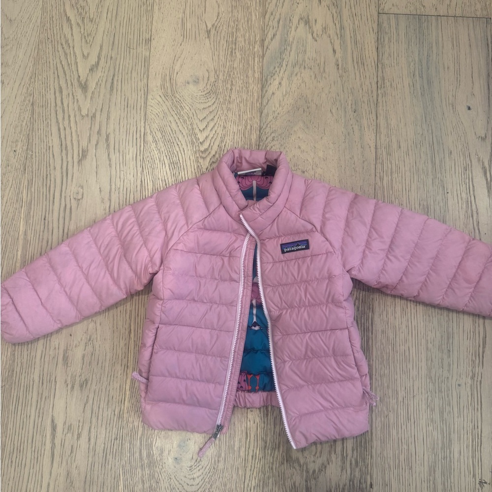 Patagonia Kids Light Pink Puffer Jacket